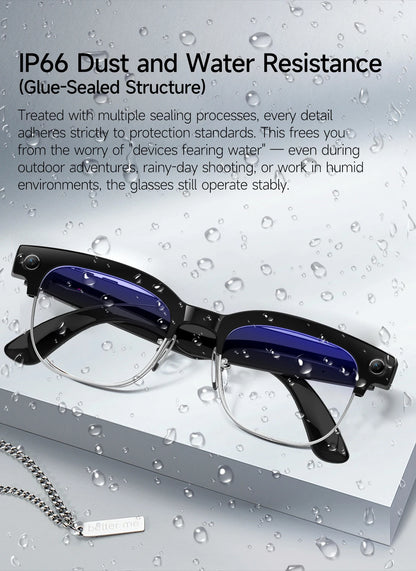 Skaire Lunettes intelligentes IA W630 – Caméra 8 MP et traduction multilingue