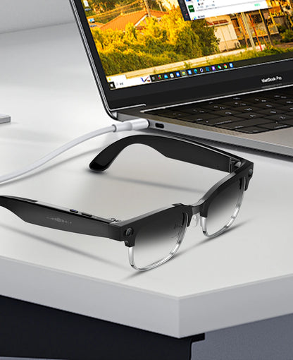 Skaire Lunettes intelligentes IA W630 – Caméra 8 MP et traduction multilingue