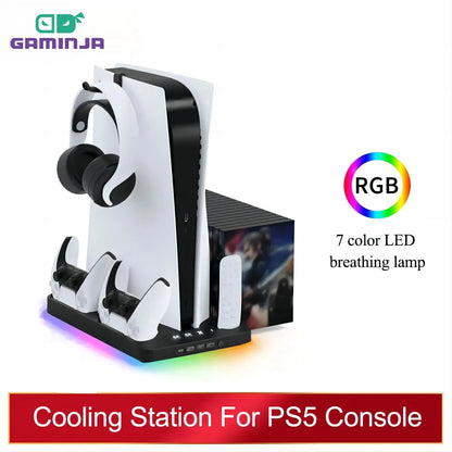 Station de Refroidissement RGB Premium pour PlayStation 5