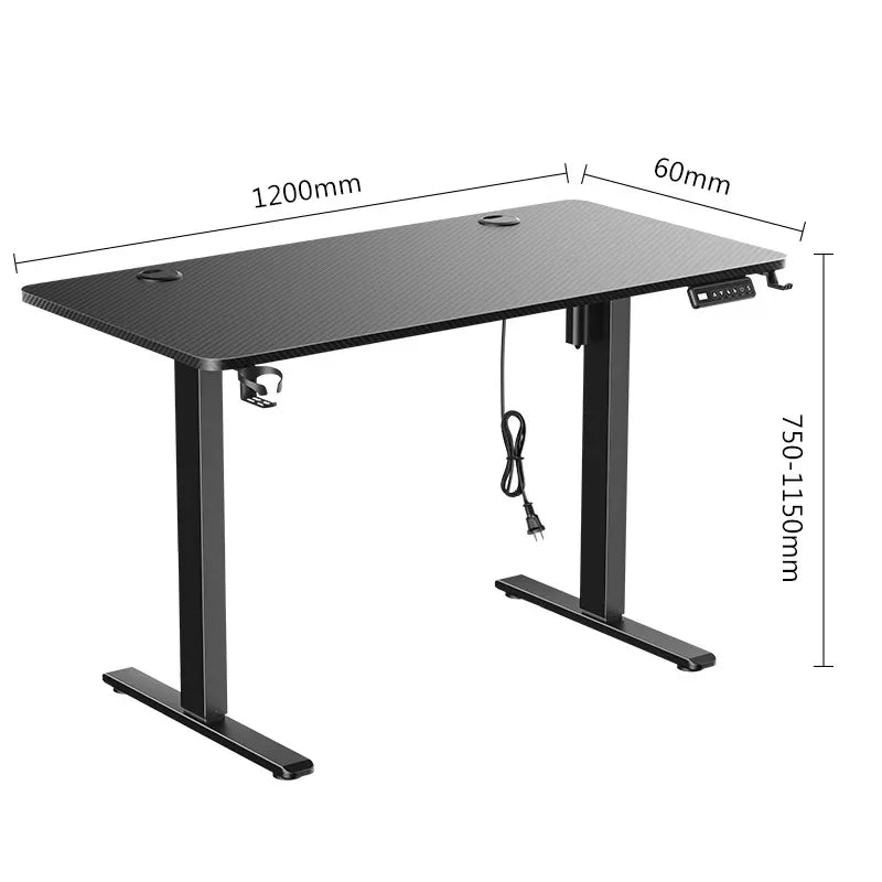 Bureau Électrique Ajustable en Hauteur - Standing Desk Premium Assis-Debout pour Gaming & Productivité