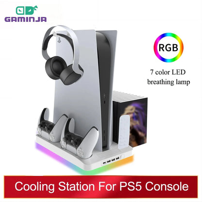 Station de Refroidissement RGB Premium pour PlayStation 5