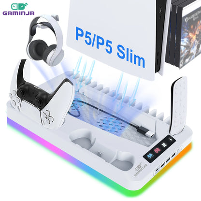 Station de Refroidissement RGB Premium pour PlayStation 5